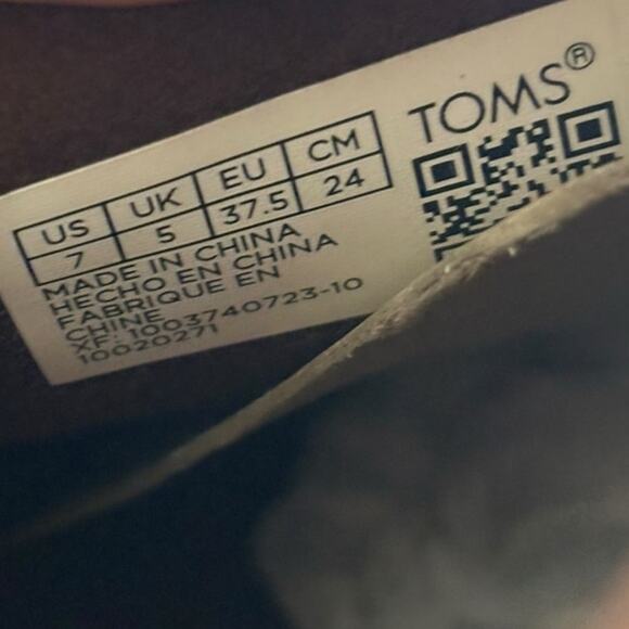 TOMS Women's Sutton Suede Wedge Boots Chestnut Size 7 NEW - Picture 5 of 11